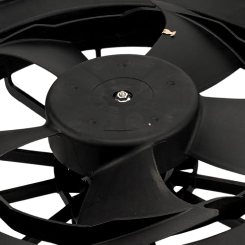 PHILTOP 620257 Radiator Cooling Fan Assembly, Compatible with 2003-2007 Accord 2.4L, Replace # 19030RAAA02, 19015RAAA02, 19020RAAA01, 38616RAAA02, 38611RAAA02, 620257 - size: 2003-2007 Accord 2.4L