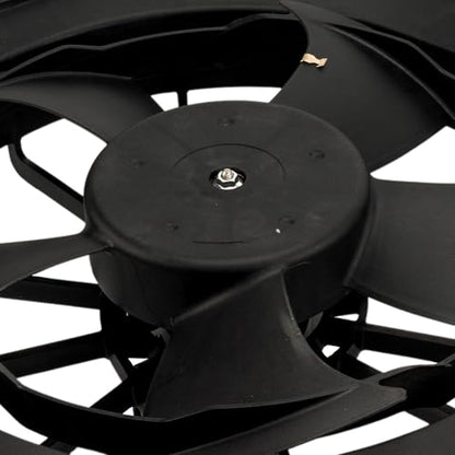 PHILTOP 620257 Radiator Cooling Fan Assembly, Compatible with 2003-2007 Accord 2.4L, Replace # 19030RAAA02, 19015RAAA02, 19020RAAA01, 38616RAAA02, 38611RAAA02, 620257 - size: 2003-2007 Accord 2.4L