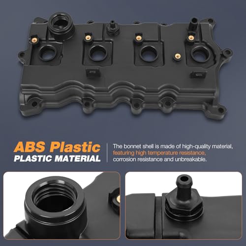 Nilight Engine Valve Cover with Gasket, Replace# 13264JA00A 13270JA00A - size: for Nissan Altima 2007-2013, Sentra 2007-2012