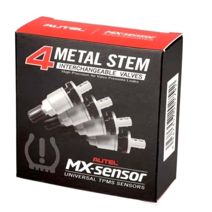 Autel MXSENSORRVK Replacement Metal Valve Kit (Qty 4) 4 Metal Press-in Valve Stems for Autel TPMS Sensors Tire Sensor