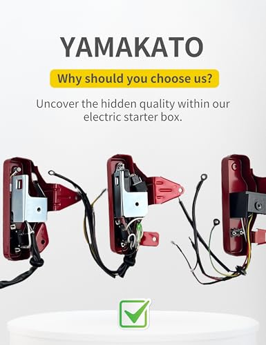 YAMAKATO Key Switch Box for Honda GX120 GX160 Gx200 GX 160 - size: for GX120 GX160 GX200