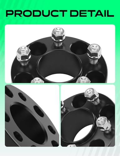 YHTAUTO 5x4.5 Hub Centric Wheel Spacers 2 Inch for Ford, Lincoln - size: 2 Inch Thickness, style: 2 PCS