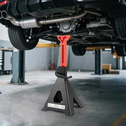 Goplus Jack Stands 12 Ton, 4 Pack 26,400 LBS Jack Stand with 19"-29.5" Adjustable Lifting Height, Handle Lock, Heavy-Duty Car Jack Stand for SUV, Sedan, Pickup, UTV - size: 4-Pack