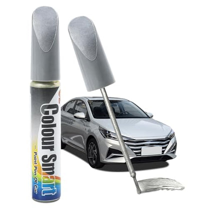 Touch Up Paint for Cars, Car Paint Scratch Repair Kit, Auto Pen Scratch Repair Two-In-One Touch Up Paints, Car Wheel Scratch Repair Touch Up Paints Pen Universal Fit Most Vehicle Wheels (Silver) - color: Silver
