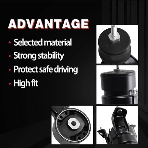 Engine Motor and Transmission Mount Kit Compatible with 2007 2008 2009 2010 2011 2012 ES350 3.5L V6 AUTO 4PCS OE: A42040 A62036HY A62060 A4288 - size: 2007-2012 ES350 3.5L