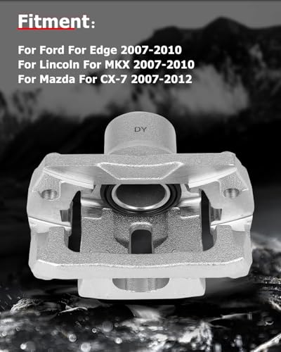 cciyu Rear Right Disc Brake Caliper Assembly With Bracket 18B5042 - size: Rear Right[18B5042]