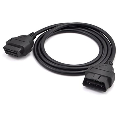 iKKEGOL 5ft 150cm 1.5M OBD-II OBD2 16 Pin Auto Car Male to Female Extension Cable Diagnostic Extender Cord Adapter - size: OBD