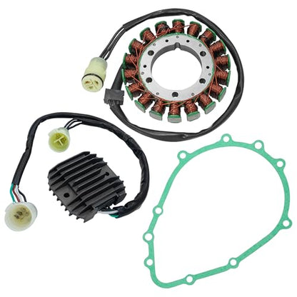 Caltric Stator Regulator Gasket Compatible with Kawasaki Ninja 600 Zx-6R Zx6R Zx600-J 2000 2001 2002
