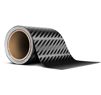 VViViD Black Carbon Fiber Air-Release Adhesive Vinyl Tape Roll (3 Inch x 20ft) - size: 3" x 20ft