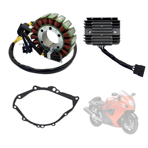 Magneto Coil Stator Voltage Regulator Rectifier Kit for Suzuki Hayabusa