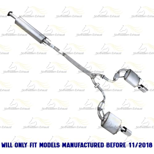 Exhaust Resonator and Muffler for Nissan Maxima 2009-2014 2016-2019 3.5L
