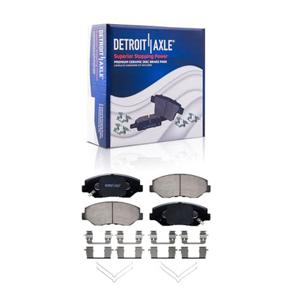Detroit Axle - Front & Rear Rotors Pads Brake Kit for 2005 2006 Honda CR-V - size: 10PR1200863/kit