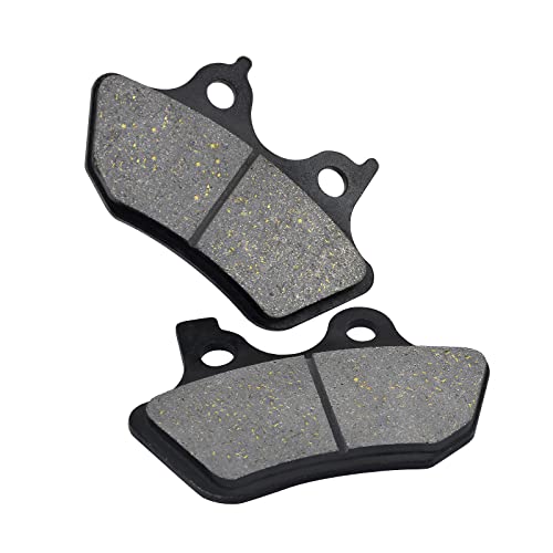 AHL Semi-metallic Front & Rear Brake Pads Set for Harley 2000-2007 FXST Softail Standard，2000-2007 FXSTB Night Train，2001 2002 2003 2004 2005 2006 FXSTBI Night Train
