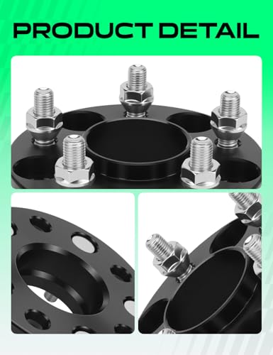 YHTAUTO 5x4.5 Hub Centric Wheel Spacers 1 Inch for Acura, Honda - size: 1 Inch Thickness, style: 2 PCS