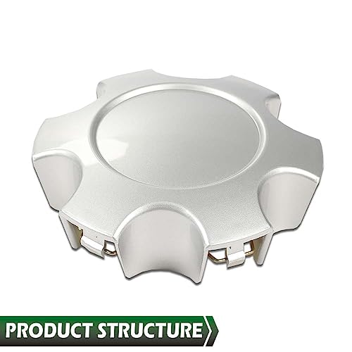 GRAND ORANGE Wheel Center Caps 17" Fit Tundra/Sequoia 2003-2007 - color: Fit 2003-2007 Tundra/Sequoia