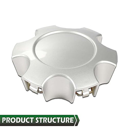 GRAND ORANGE Wheel Center Caps 17" Fit Tundra/Sequoia 2003-2007 - color: Fit 2003-2007 Tundra/Sequoia
