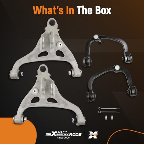 maXpeedingrods 4PC Front Upper Lower Control Arm Kit for Ford F-150 04-08 - size: 4PCS