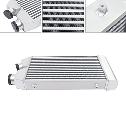Universal Intercooler Aluminum Intercooler Front Mount Z-036A 2.5" Inlet & Outlet Direct Replacement for All Cars and Trucks (25x11x3" 2.5") - size: 25x11x3" 2.5"
