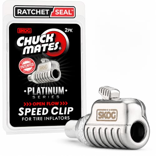 Chuck Mates Platinum Locking Air Chuck Quick-Connect, Open-Flow (1-Pack) - size: 1 Pack, style: Best for Portable Tire Inflators