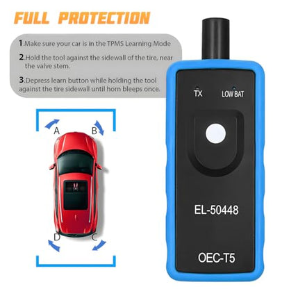 AICEL TPMS Relearn Tool EL-50448 for GM Tire Pressure Sensor, Blue - color: Blue