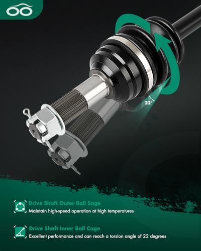 SCITOO Front CV Axle Shaft Assembly for Sportsman 300 400 2008-2010