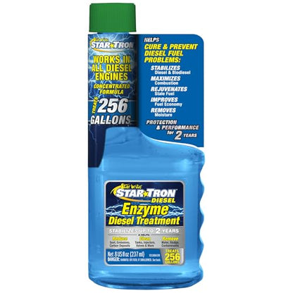STAR TRON Enzyme Fuel Treatment - Diesel - style: 8 Oz Treats 252 Gallons