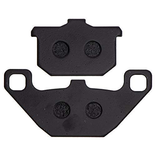 NICHE Front Rear Brake Pad for Kawasaki 43082-1029 43082-1194 Semi-Metallic - size: 1 Set (1 Wheel)