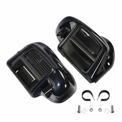 HR3 Midnight Blue Water-Cooled Vented Fairing Lowers Kit Compatible with 2019 Street Glide FLHX 2020 Road Glide Limited FLTRK (Replace for OEM) - color: Midnight Blue