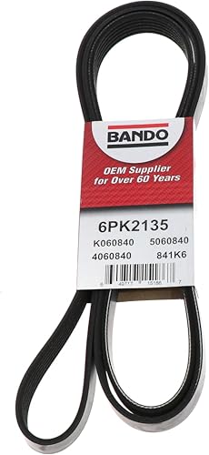 Bando USA 6PK2135 OEM Quality Serpentine Belt - size: 6 ribs x 2135 mm, style: 6PK2135