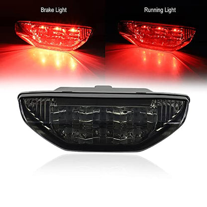 400ex Tail Light ATV Motorcycle Taillight Brake Lamp smoked cover Compatible with Honda TRX 250 300 400EX TRX400X 2008-2014 year