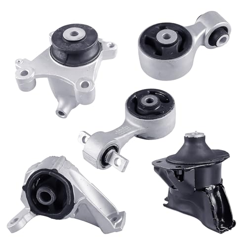 5PCS Engine Mount Set fit for 06-11 Civic 2.0L Manual - size: Civic 06-11 2.0L
