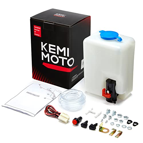 KEMIMOTO Universal Car Windshield Washer Pump Washer