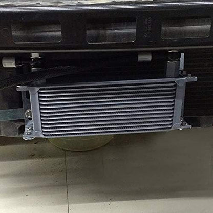G-PLUS Engine Transmisson Oil Cooler Kit + Oil Cooler Sandwich Plate Replacement 25 Row Aluminum Fit for BILLET LS1 LS2 LS3 LSX VE HSV - color: Silver, size: LS1 LS2 LS3
