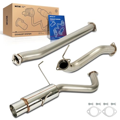 KAX Cat Back Exhaust System Compatible with 2015-2017 Subaru WRX/WRX STI - size: 2015-2017 Subaru WRX/WRX STI