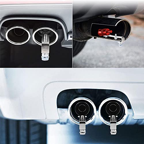 2PCS Car Turbo Whistle, Aluminum Alloy Universal Turbo Whistle - color: Red