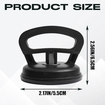 2PCS Car Dent Puller, Dent Remover Tool for Car, Suction Cup Car Dent Puller Kit with Handle, Auto Body Small Dent Remover Puller for Phone Screen Removal, Objects Moving and Lifting (Black) - color: Black