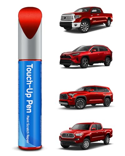 Touch Up Paint Compatible with Toyota Exact Match Touch Up Paint Car Scratch Repair (Absolutely Red/Red Pop （3P0）) - color: Absolutely Red/Red Pop （3P0）