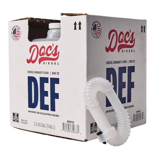 Doc's Diesel DEF Fluid, ISO 22241, for SCR Diesels, 2.5 Gallon Jug - size: DEF Fluid, 2.5 Gallon (1 Jug)