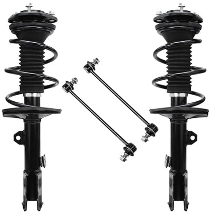 Detroit Axle - 1.8L Front Struts Sway Bar Links for 11-13 Toyota Matrix - size: 4QS1900686/Sway Kit