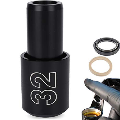 Dust Seal Installation Tool Fork Dust Seal Driver Dust Wiper Installation Tool Guide Compatible for Fox Rockshox Suspension Fork Lower Leg in 30mm 32mm 34mm 35mm 36mm 40mm - style: Size 32