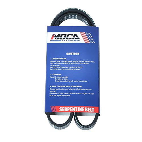 MOCA 5PK835 EPDM Serpentine Belt 1992 for Geo Prizm 1.6L - size: 5PK835