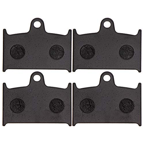 NICHE Front Rear Brake Pad Set for Triumph T2020393 T2020245 Semi-Metallic - size: Semi-Metallic