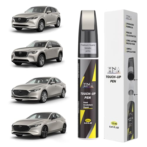 XNA Platinum Quartz Metallic(47S) for Mazda Touch Up Paint - color: Platinum Quartz Metallic(47S) for 2024-2025 CX-5/2022-2024 CX-30/2024-2026 CX-90/2026 MAZDA3/2022-2023 MX-5 Miata