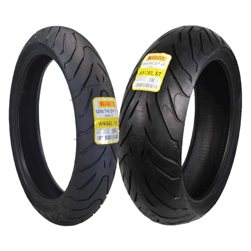 Pirelli Angel ST Motorcycle Tire Set 120/70ZR17 58W & 190/50ZR17 73W - size: 120/70ZR17 190/50ZR17