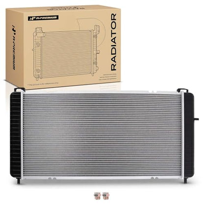 A-Premium 34" Engine Coolant Radiator Compatible with Chevy W/TOC, W/O EOC - style: Without Engine Oil Cooler