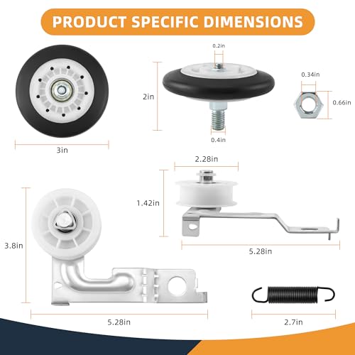 AGM75510755 Dryer Repair Kit - style: 4581EL2002C - Dryer roller replacement kit