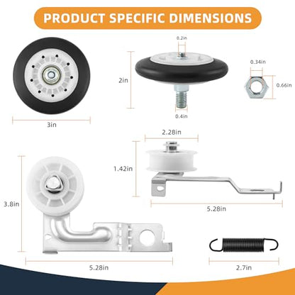 AGM75510755 Dryer Repair Kit - style: 4581EL2002C - Dryer roller replacement kit