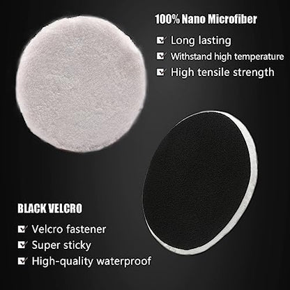 Buffing Polishing Pads, ZFE 7Pcs 6"(150mm) Waffle Foam Buffing Pads Polishing Pads Wool Pad Kit for 6Inch Backing Plate RO/DA/GA Car Polisher Boat Compounding, Polishing and Waxing - color: 7Pcs 6Inch Waffle Polishing Pad, size: 6 Inch (150mm)