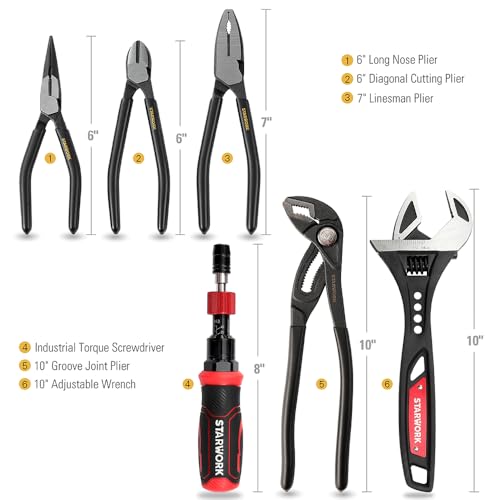 STARWORK TRUE MECHANIC™ 313-Piece Mechanics Tool Set and Socket Set