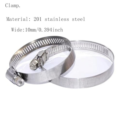ID 1.25 inch Straight Silicone Hose Coupler 8 inch Length with 2Pcs Clamps - size: ID: 1.25"(31.75mm)
